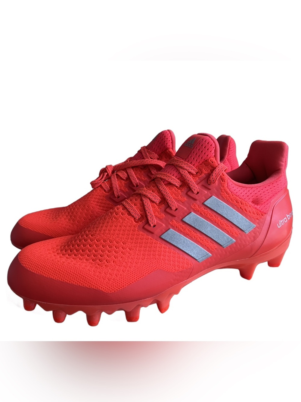 NEW Adidas Ultraboost Football Cleats JP7411 Men’s Size 11.5 Red/Silver